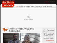 Tablet Screenshot of kmccarthybuilders.com